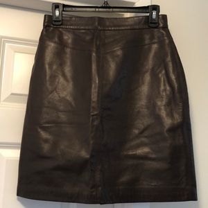 Saks 5th avenue 
The works leather skirt